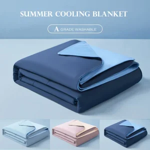 WASART Coperta rinfrescante bifacciale estiva condizionatore d'aria trapunta sottile 150x200 lavabile Biancheria da letto matrimoniale di lusso queen king size 1