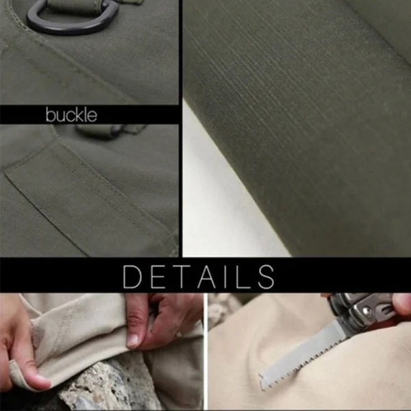 Pantaloni cargo tattici da uomo 6XL Plus Size Pantaloni sportivi casual da esterno Escursionismo Pesca Pantaloni multitasche impermeabili da uomo 5