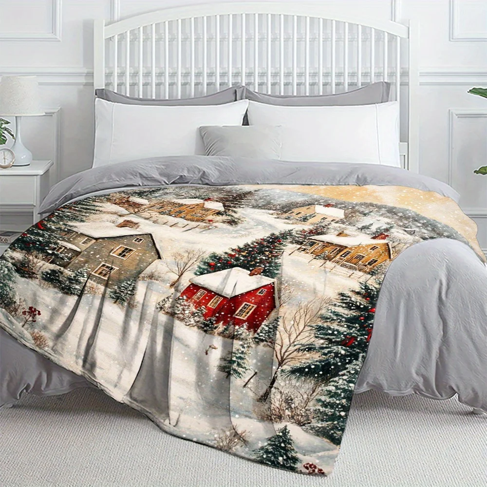 Coperta morbida e leggera in flanella: accogliente temprata invernale per divano, letto, viaggi e altro - Regalo perfetto per la famiglia e gli amici 6