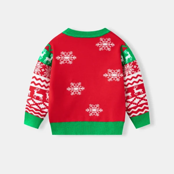 Maglione natalizio Moda per bambini Pullover Ragazzi Cartoon Maglione casual Ragazze Girocollo lavorato a maglia Autunno Nuovi bambini Abbigliamento invernale 2