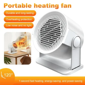 Mini riscaldatore elettrico da tavolo per la casa, riscaldatore portatile per scrivania da ufficio, ventilatore compatto ad aria calda per piedi accoglienti e uso domestico 1