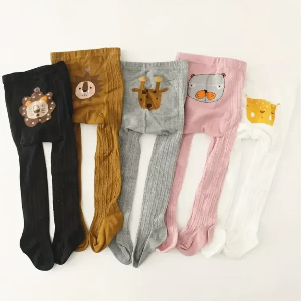 Simpatici leggings interi con collant per neonati per tutte le stagioni per tutti i giorni e occasioni speciali per ragazzi e ragazze, cartoni animati giocosi 4