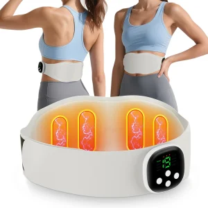 Nuovo Lycra Riscaldamento Elettrico Cintura di Massaggio in Vita 8 Modalità 9 Livelli Impacco Caldo Massaggiatore Addome Sollievo Mestruale Muscolo Lombare Relax 1