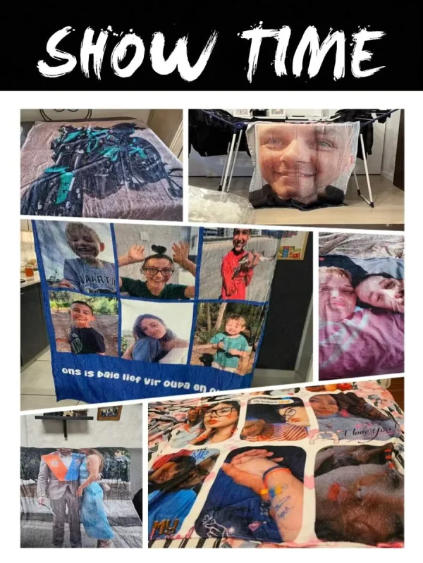 1 pezzo di coperta personalizzata con immagini di carica Coperta di flanella fai-da-te - Foto calde personalizzate, regalo perfetto per uomini e donne 6