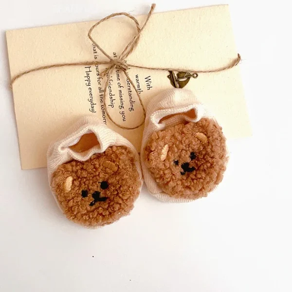Nuovi bambini Ragazzi Ragazze Calzini corti Neonato Cartone animato Orso Calzino Bambini Morbida barca Socken Carino Infantile Socken Accessori per bambini 3