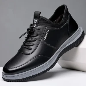 Nuove scarpe da uomo in pelle PU Lightwear Sport per scarpe da uomo traspirante stringate comode scarpe Casual da corsa Sneakers maschili all'aperto 1
