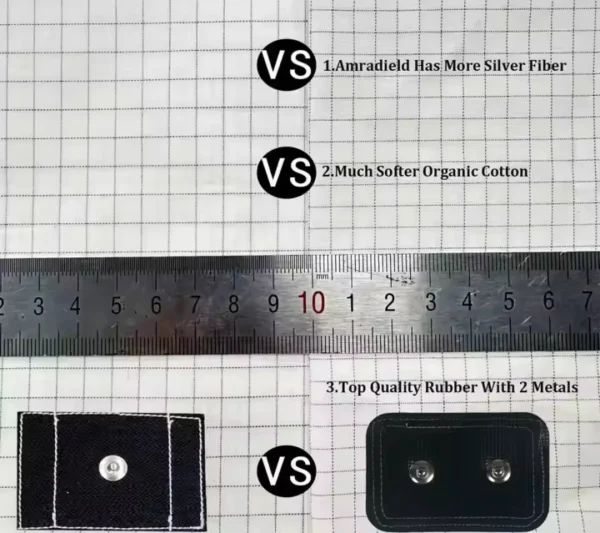 Foglio piatto di messa a terra King Size aggiunge 10% fibra d'argento antistatica e resistente alle radiazioni per la carica di rilascio delle fogli di messa a terra 4