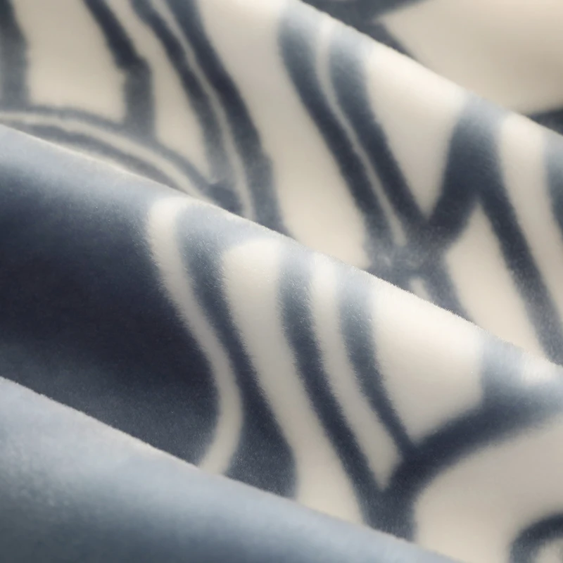 1 pezzo di coperta multifunzionale stampata alla moda, coperta per coprire tutto il corpo per tutte le stagioni per persone singole e doppie, coperta per pisolino 5