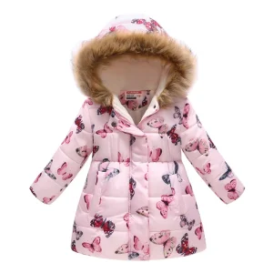 Autunno Inverno Sottile Parka Con Cappuccio Ragazza Giacca Casual Imbottiture Ragazzo Tuta Sportiva Roupa Infantil Menina Cappotto Abbigliamento Per Bambini Abiti 1