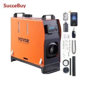 VEVOR Riscaldatore d'Aria Diesel All-in-One per Auto Camper Camion RV 12V 8KW Temperatura Regolabile 8℃-36℃ Controllo Bluetooth, Riscaldatore da Parcheggio per Auto Consumo di Carburante 0,16-0,62L/h 1