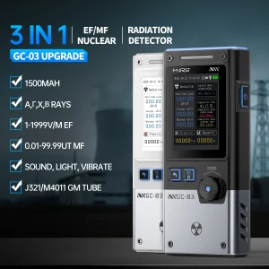 FNIRSI GC-03 Rilevatore di ambienti 3 in 1 – Tester di sicurezza per apparecchi e postazione di lavoro, indicatore di potenza sul campo 1