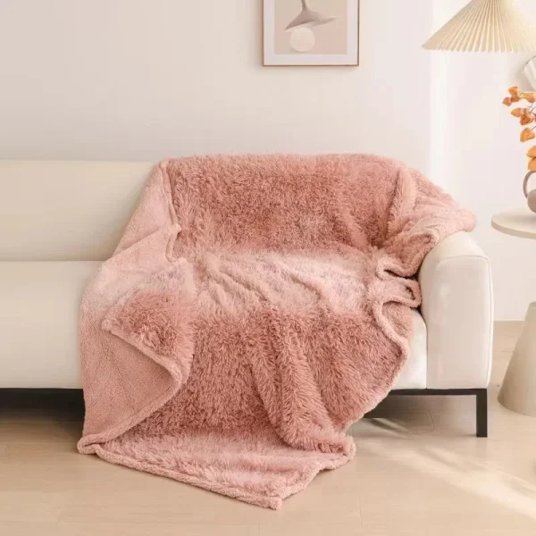 Coperta impermeabile al 100% per gli amanti di grandi dimensioni per letti Camera da letto Coperte calde shaggy di lusso Coperta in microfibra Dropshipping 2