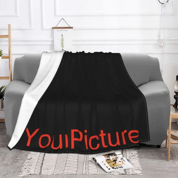 La tua foto Coperta Coperta in pile di corallo peluche personalizzata Stampa fai-da-te su richiesta Dropshipping Coperte calde per copriletto da letto 2