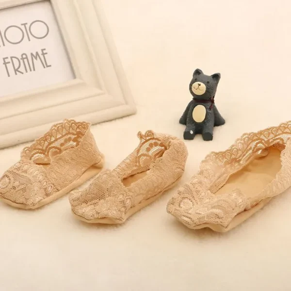 Solido Del Merletto Delle Ragazze Del Capretto Calzini e Calzettoni Svegli Dei Bambini di Modo Nave Calzini e Calzettoni di Stile Della Principessa 1 Pairs 2