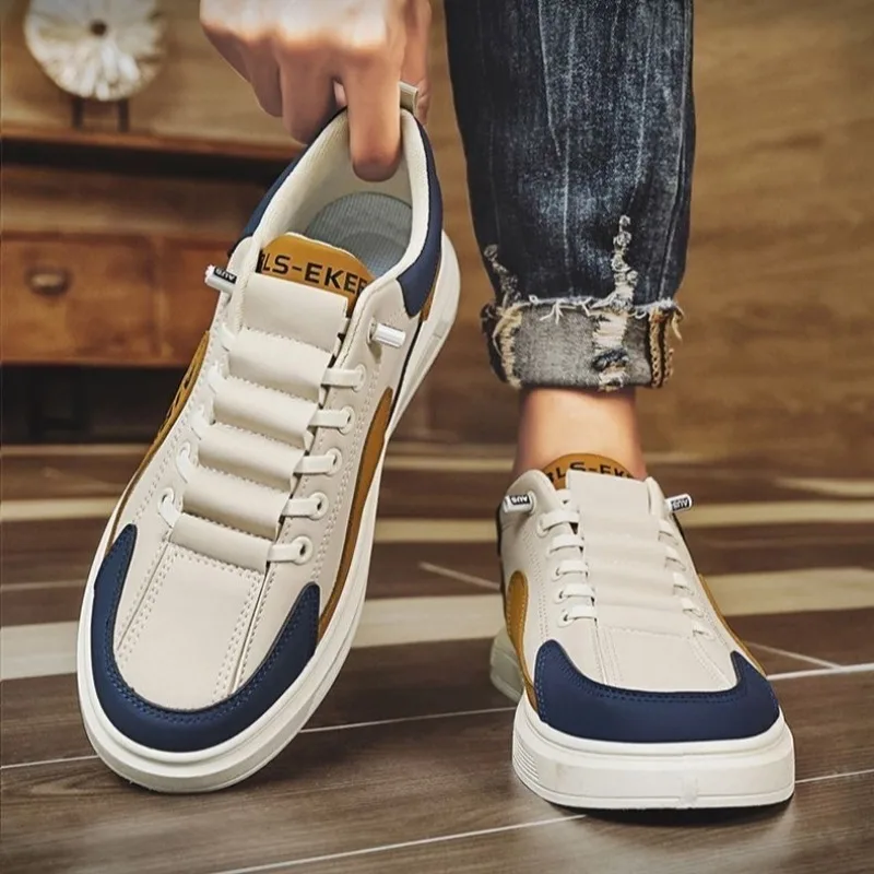 Estate nuove scarpe traspiranti uomo leggero e confortevole uomo scarpe casual in pelle mocassini sneakers per uomo calzature da passeggio Tenis 2