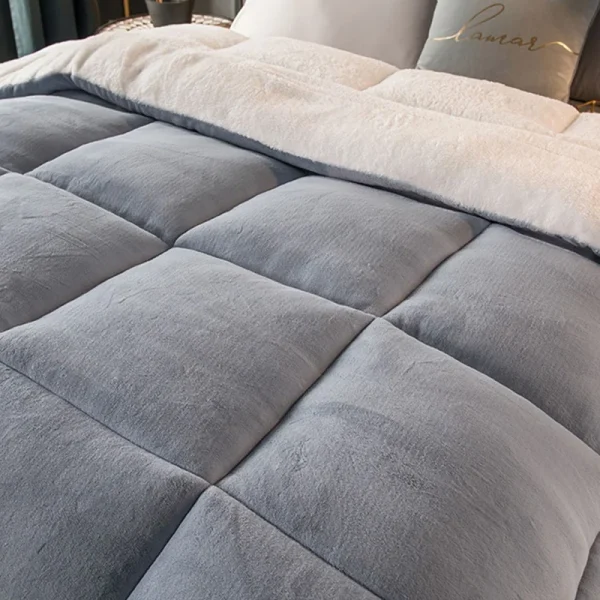 Lana di agnello spessa calda 5kg trapunte piumino casa lusso stampato trapunta autunno inverno dormitorio coperta biancheria da letto piumino trapuntato 5