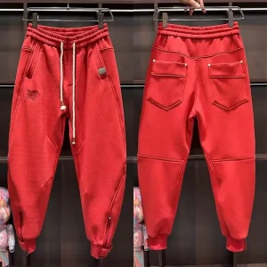 Pantaloni larghi Pantaloni da jogging da uomo Abbigliamento da uomo Abiti autunnali da uomo Pantaloni da uomo da corsa Palestra Uomo Sport Pantaloni sportivi di grandi dimensioni 1