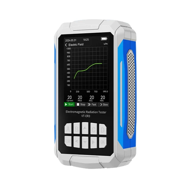 VT-ER3 Rilevatore di radiazioni elettromagnetiche 5 in 1 Campo elettrico Campo magnetico Tester di temperatura e umidità 6