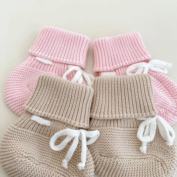 ‌ Calzini in maglia per neonato autunno 2025 in cotone per 0-12 mesi Calzini carini morbidi e traspiranti per neonati unisex 4