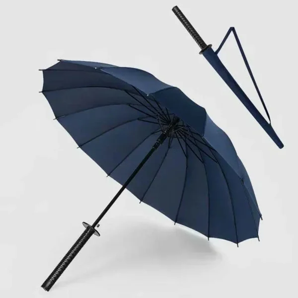 24/16 Bones Samurai giapponese Ombrello per uso domestico all'aperto Asta dritta Ombrello Uomo Regalo Antivento Design creativo Regalo amico 4