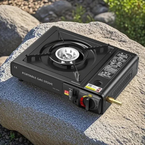 Cocina Portatil Portable Gas Stove With Case Automatic Ignition Precise Heat Control Camping And Outdoor Cooking 3
