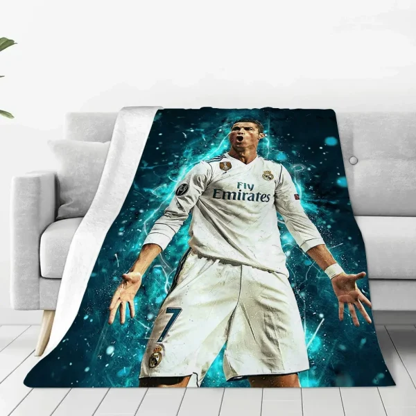 Ronaldoes Soffici coperte e getta morbide Copriletto sul letto Plaid Indossare una coperta King Size Leone Kennedy Bears Copridivano Txt 2
