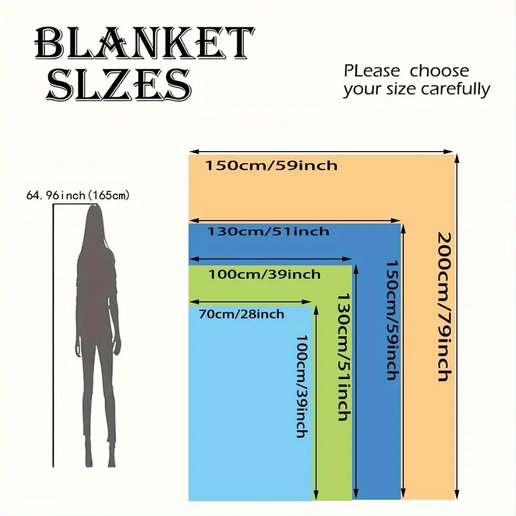 Texture morbida, accogliente coperta in flanella con design sole e luna – Morbido e caldo per divano, letto, ufficio, auto – Ideale per 5