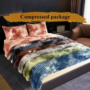 Coperta di alta qualità per letti Tintura per cravatte Manta calda Coperta singola/Queen/King in pile di flanella Thow Coperta per divano scozzese calda e spessa 1