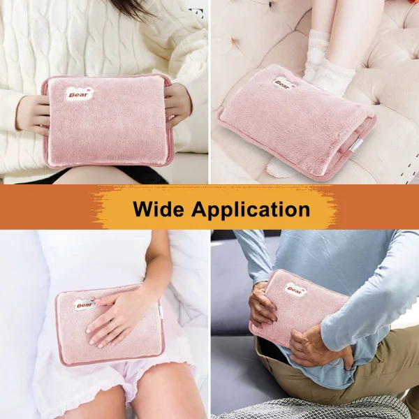 Scaldamani Scaldamani elettrico Scaldamani portatile Scaldamani elettrico ricaricabile Borsa per acqua calda Guanti riscaldati Tasca calda per le mani 6