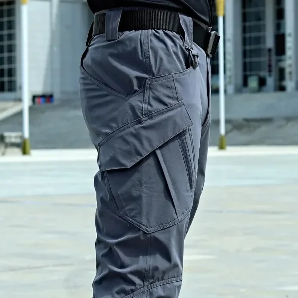 Pantaloni tattici militari Cargo da uomo Pantaloni impermeabili Pantaloni casual Pantaloni da lavoro multitasche resistenti all'usura da uomo 5