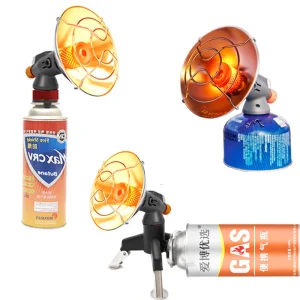 Mini bottiglia invernale portatile da esterno riscaldatore a gas viaggi campeggio escursionismo picnic barbecue pesca zaino in spalla scaldatende riscaldamento VIP 1