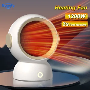 Ventilatori di riscaldamento Mini riscaldatore elettrico portatile Home Office Piccolo riscaldamento rapido Ventilatore di aria calda Riscaldatore a riscaldamento rapido a basso rumore 1
