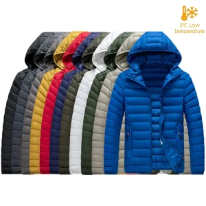 8XL Uomo Nuovo Autunno Inverno Caldo Impermeabile Parka Giacca Cappotto Mens Con Cappuccio Casual Outwear Cappello Staccabile Abiti Parka Cappotto Maschile 1