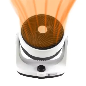 1500W Riscaldatore elettrico portatile Circolatore d'aria Termoventilatore Raffreddamento Riscaldamento Ventilatore da tavolo PTC Riscaldamento rapido Risparmio energetico elettrico 1