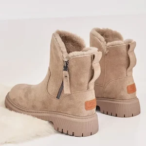 2025 Stivali da donna invernali Peluche Stivali da neve caldi Stivali alti in cotone moda per le donne Stivaletti con cerniera nappa Botas De Mujer 1