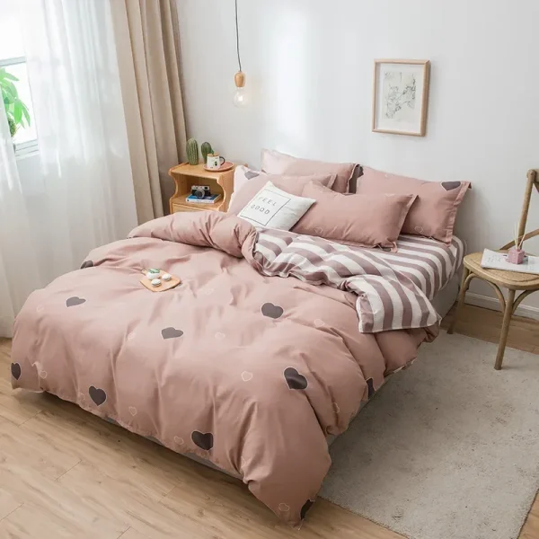 Copripiumino con stampa simpatico cartone animato 220x240 Modello adorabile Copripiumino per bambini per adulti AB Copripiumino bifacciale senza federe 3