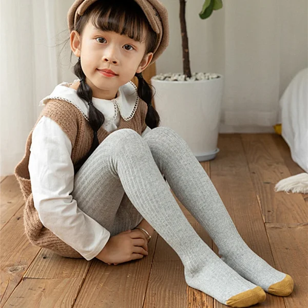 1 2 3 4 5 6 7 8 anni collant per bambina calze per bambini autunno inverno caldo bambino collant pantaloni per bambini pantaloni per ragazze carine KF040 4