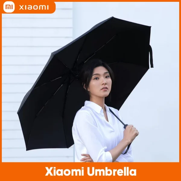 Xiaomi Mini Ombrello Pieghevole Automatico Anti UV Pioggia Ombrello da Sole Portatile Antivento Luce Donna Uomo Bambini Ombrellone Ombrello 1