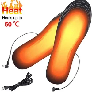 Solette per scarpe riscaldate USB Piedi Calzino caldo Tappetino Solette riscaldanti elettricamente Solette termiche calde lavabili Solette unisex WJ014 1
