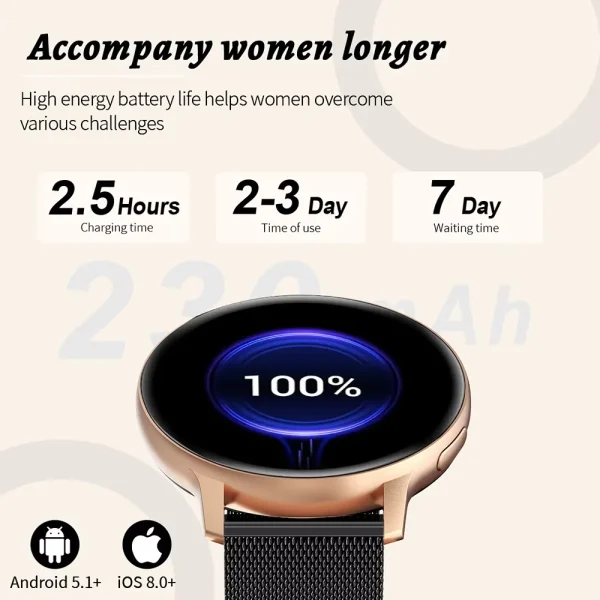 Xiaomi 2025 Smart Watch Donna Chiamata Bluetooth Quadranti personalizzati Orologi Monitor di ossigeno nel sangue Sport Uomo Smartwatch da donna 6