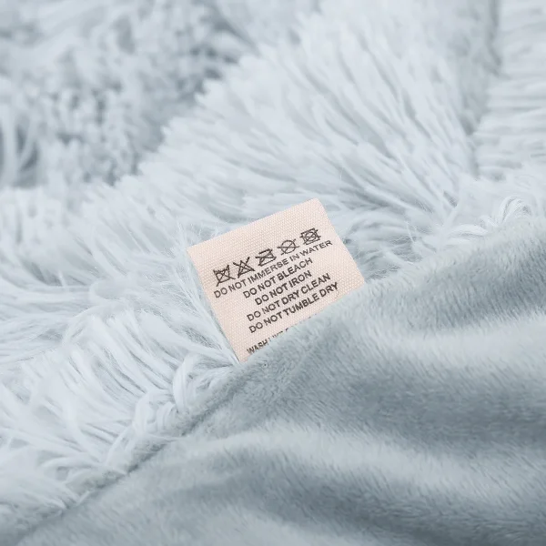 Coperta grande in flanella Coperta lunga in peluche pelosa per divano divano letto Copriletto invernale caldo e soffice in pelliccia sintetica 14 colori 5