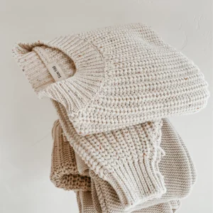 Maglione per bambini per ragazzi e ragazze Autunno Inverno Cotone lavorato a maglia Maglione per bambini Casual Chunky Cable Knit Baby Tops 1