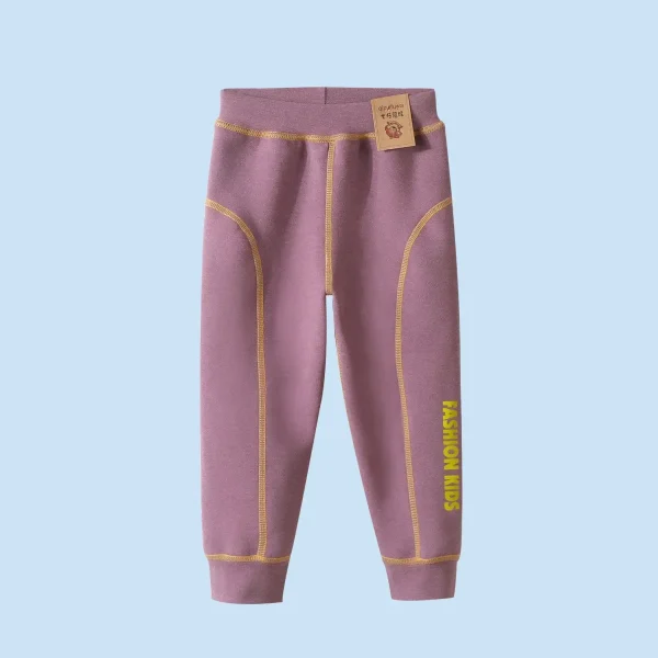 Neonate Ragazzi Pantaloni Bambino Bambini Lettera stampata Leggings Adolescenti Fondo caldo Abbigliamento per la casa 2024 Autunno Inverno Abbigliamento per bambini 4