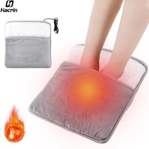 Scaldapiedi Riscaldatore USB Riscaldatore termico per piedi Morbido peluche Coprigambe caldo Riscaldamento elettrico Scaldapiedi per la camera da letto di casa 1