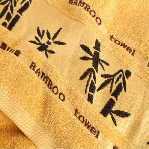 Set di 1/4/6 Asciugamani in fibra di bambù Set Asciugamani da bagno per la casa Asciugamano per il viso per adulti Asciugamani da bagno di lusso spessi e assorbenti Toalha De Praia 2