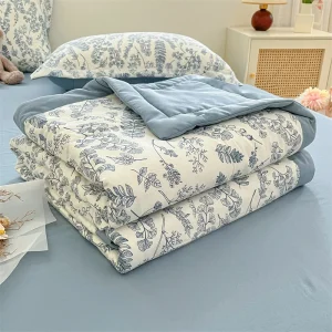 Piumino sottile stampato Piumino delicato sulla pelle 100x150 cm per bambini Trapunta morbida Copripiumino estivo (senza federa) 1