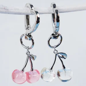 Portachiavi carino Portachiavi con ciondoli per borse in ciliegio Portachiavi da donna per borse Moschettone per chiavi Accessori Portafoglio con ciondolo a catena Regali di moda 1