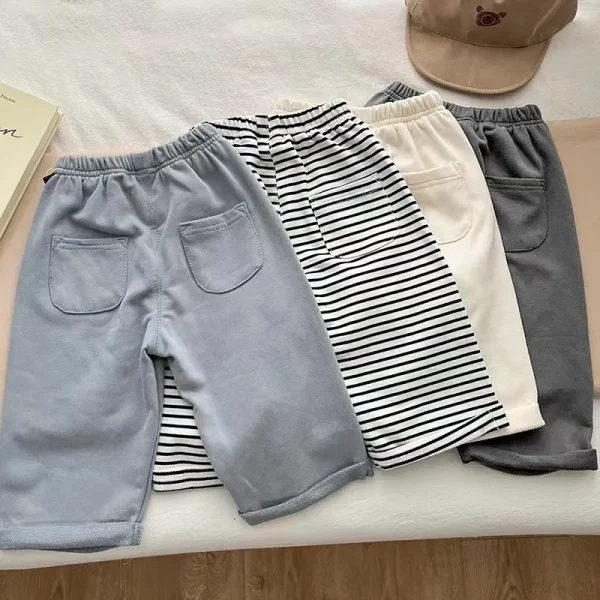 Pantaloni sportivi multicolori primaverili per bambini per ragazzi e ragazze Pantaloni casual di nuova moda 0-4 anni Abbigliamento per bambini 1