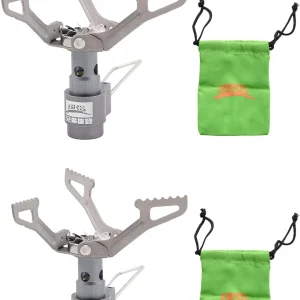 25g Leggero Mini Fornello A Gas Bruciatore BRS Outdoor Portatile Solo Titanio Fornello A Gas Da Campeggio Trekking Bruciatore A Gas brs-3000t 1