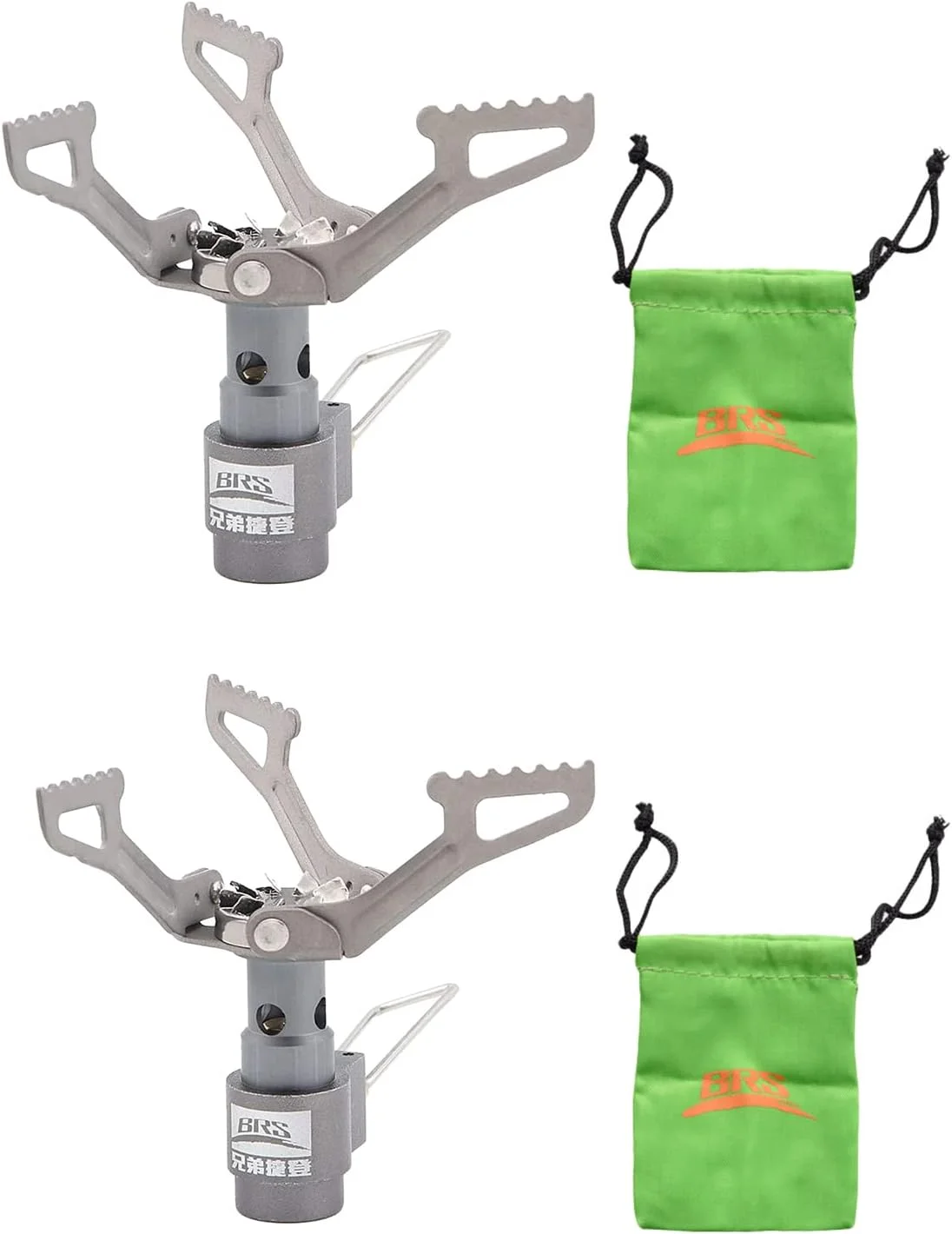 25g Leggero Mini Fornello A Gas Bruciatore BRS Outdoor Portatile Solo Titanio Fornello A Gas Da Campeggio Trekking Bruciatore A Gas brs-3000t 1